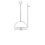 Opviq luster, 40 cm, E27, 40W, crni | Eponuda.ba