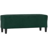  Klupa tamnozelena 100x35x41 cm baršunasta | shoptok.hr