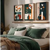 Wallity dekorativna slika HUM117, 50x70x3,5cm, 3 dela Cene