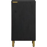  Komoda crna 40x33x75 cm od konstruiranog drva | shoptok.hr