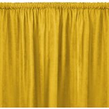  Curtain MILANA color mustard style classic 5 cm pole pocket chenille 560x175 HOMEDE | shoptok.hr