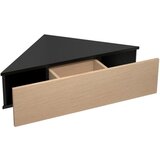 MID.YOU nočna Omarica Usal S, Črna, Barva Hrasta | Shoptok.si