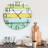  325185 Wall Clock Multicolour 60 cm MDF | shoptok.hr