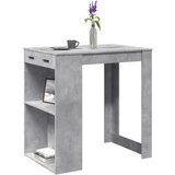 vidaXL Barska miza betonsko siva 102x70x103,5 cm inženirski les | Shoptok.si
