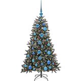 vidaXL Umestno božično drevo med 150 LED Zelena 68 x 68 x 120 cm | Shoptok.si