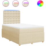  Krevet box spring s madracem krem 120 x 190 cm od tkanine | shoptok.hr
