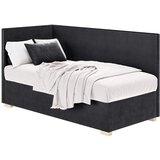 Ghado Temno modra kotna otroška postelja s prostorom za shranjevanje z vzmetnico 90x200 cm Flexi - | Shoptok.si