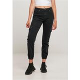 UC Ladies Women's Organic Stretch Denim Cargo Pants Black Washed Cijene