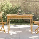  Vrtni blagovaonski stol 110 x 55 x 75 cm od bambusa | shoptok.hr