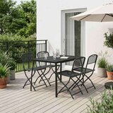  Set vanjskog namještaja 5 pcs Antracit Željezo i čelik | shoptok.hr