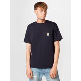 Carhartt WIP Majica mornarska / rumena / bela | Shoptok.si