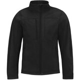 Jakna ZIP MUŠKA B&C HOODED SOFTSHELL CRNA XL | Shoptok.si