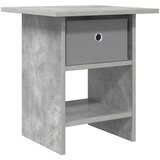  Nočna omarica Betonsko siva 41 x 40 x 45 cm Konstruiran les, (5000233661) | Shoptok.si
