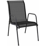  Vrtni set za objed 9 kom. Crna Čelik s prahom premazan | shoptok.hr