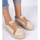 D/CEO marka niezdefiniowana Brown women's espadrilles with laces Malsi | ePonuda.com