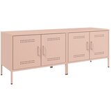 Furnova TV omarica 2 kosa roza 68x39x50,5 cm jeklo, (21924282) | Shoptok.si