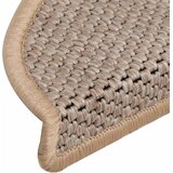  Samoljepljivi otirači za stepenice 15 kom 56x17x3 cm svjetlobež | shoptok.hr