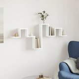  Zidna polica bijela 104,5 x 10 x 43 cm od konstruiranog drva | shoptok.hr