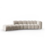 Micadoni Home Bež kotna sedežna garnitura (desni kot) Lupine – Cene