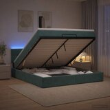  od pjene s madracem i LED-om Tamnozelena 140 x 200 cm | shoptok.hr