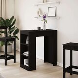 vidaXL Barski stol s držačima crni 95x47x103,5 cm konstruirano drvo | shoptok.hr