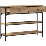  Konzolna stolica s ladicama Umjetnički hrast 100 x 25 x 75 cm | shoptok.hr