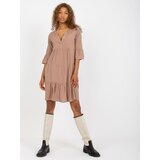 Sublevel Dress-D73761M30214A3-dark beige | Shoptok.si