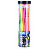 Deli GRAFITNE OLOVKE TROUGAONE CRNE - NEON 1/30 sa gumicom u pernici EU51606 Cene
