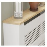 Hanah home Termora - Sapphire Oak, White Sapphire OakWhite Radiator Cabinet | ePonuda.com