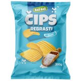Baš Baš ČIPS REBRASTI SLANI 200G Cene