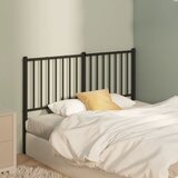 vidaXL Metalno uzglavlje crno 120 cm Cijene
