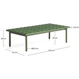 Kave Home Vrtna klubska mizica s keramično ploščo 61x122 cm Maurina – | Shoptok.si