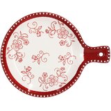 Tognana Činija Natalia, 27 cm, Okrugla, Crveno-bela Cene