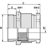  Kabelska uvodnica M63 mesing prirodne boje LappKabel SKINDICHT SVRE-M 63/48 5 kom. Cijene