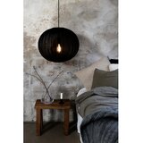 Markslöjd črna viseča svetilka s tekstilnim senčilom ø 50 cm florence – | Shoptok.si