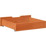  Ladice ispod kreveta 2 kom voštano smeđe 65x55x17cm od borovine | shoptok.hr