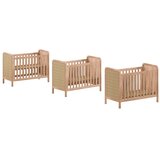 Vipack Otroška posteljica z nastavljivo višino 60x120 cm v naravni barvi Woods – | Shoptok.si
