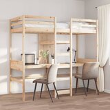 vidaXL Okvir kreveta na kat bez madraca 75x190 cm od borovine Cijene