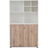 MID.YOU Arhivska Omara Serie 1000, Bela, Barva Hrasta | Shoptok.si