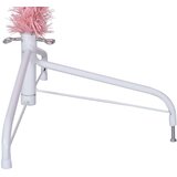 vidaXL Umjetno predsvijetljeno božićno drvce Ružičasta 180 cm PVC | shoptok.hr