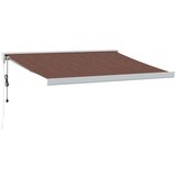Tenda Avtomatsko zložljiva tenda rjava 350x250 cm | Shoptok.si