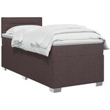  Boxspring krevet s madracem Tamno smeđa 80 x 200 cm Tkanina - Tamno smeđa 80 x 200 cm Dizajn linija | shoptok.hr