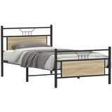  Posteljni okvir brez vzmetnice sonoma hrast 107x203 cm inž. les, (21829545) Cene