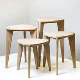 Set drvenih stolica, Hrast, 4 komada