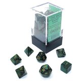 Chessex kockice - scarab - mini polyhedral - jade & gold (7) Cene