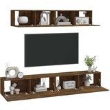  4-dijelni set TV ormarića boja dimljenog hrasta drveni | shoptok.hr