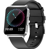 INF Pametna ura z EKG, pulzom, kisikom v krvi, monitorjem spanja Silver, (21236403) | Shoptok.si