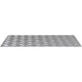  Stepenica Pravokutni 4 pcs Srebrno 80 x 50 cm Aluminij | shoptok.hr