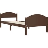  Okvir za krevet od masivne borovine tamnosmeđi 100 x 200 cm | shoptok.hr