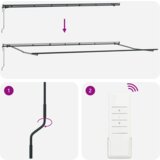 vidaXL Avtomatska Retraktibilna tenda rdeča 600x300 cm, Nadomestna tenda za okvir 6x3 m rdeča | Shoptok.si